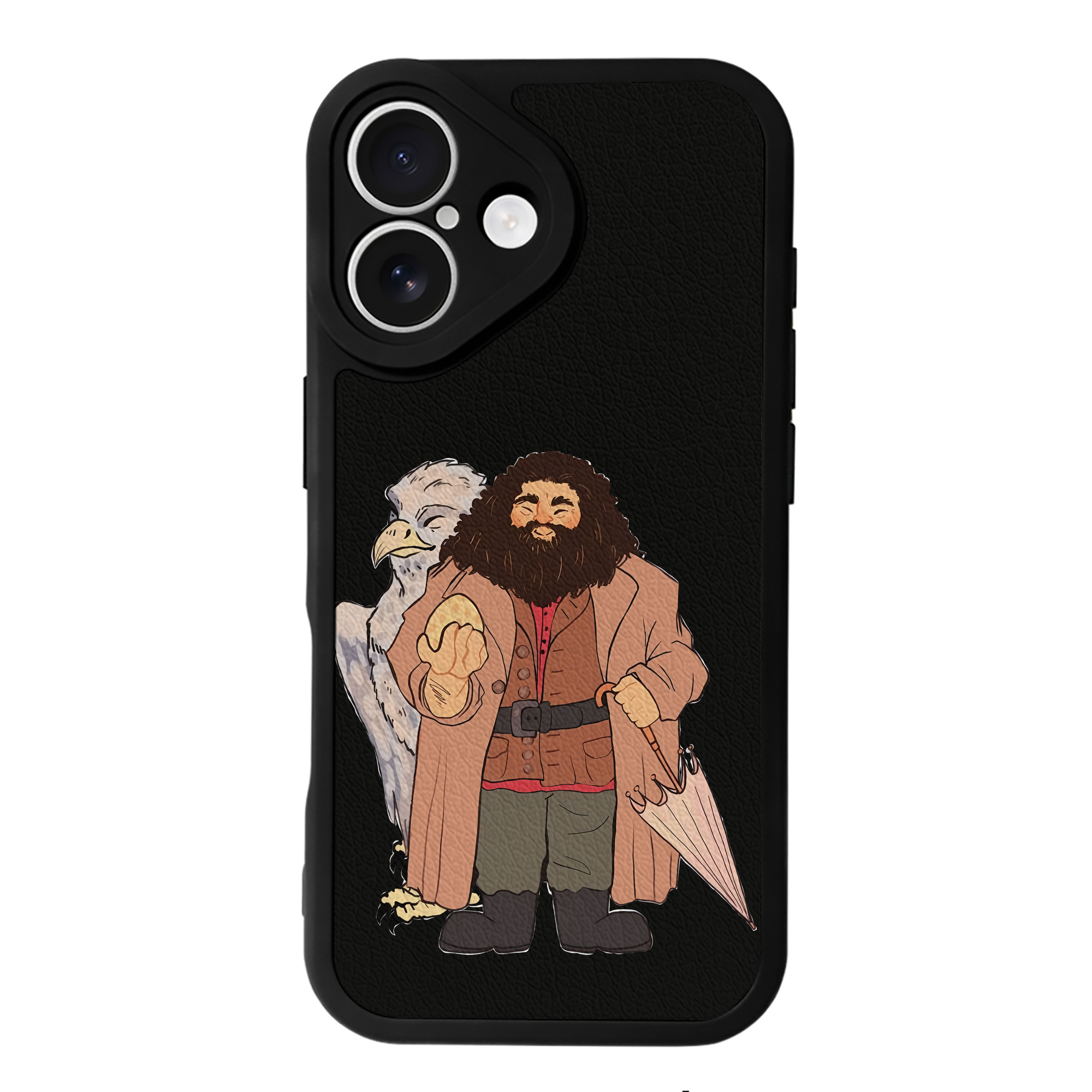 （画像用） Harry Potter ハリー・ポッターシリーズ 【iPhone 16シリーズ対応】シリコンスマホケース（レザー調） 材質：シリコン